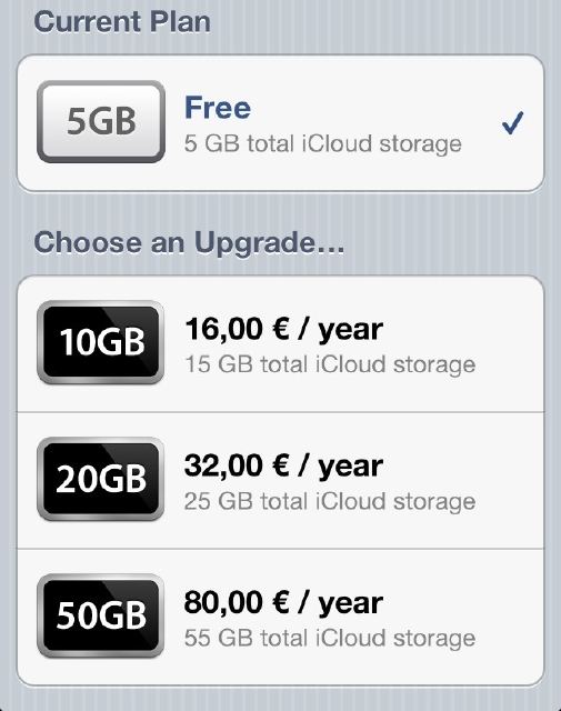 iCloud_Preise