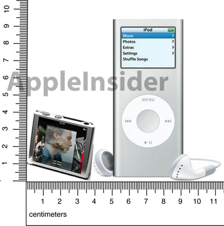 ipod touch 2g vs 3g. iPod nano 6G vs. iPod nano 2G