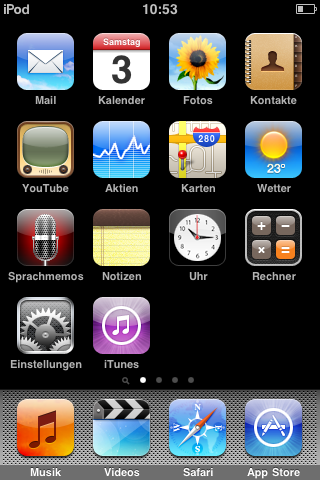 ipod touch 3g 32gb. alten 32 GB-iPod Touch