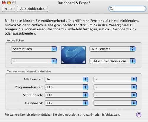 Systemeinstellungen Systemeinstellungen