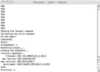 iPhone-Unlock via Terminal