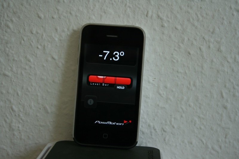 A Level - Wasserwaage mit iPhone 3G