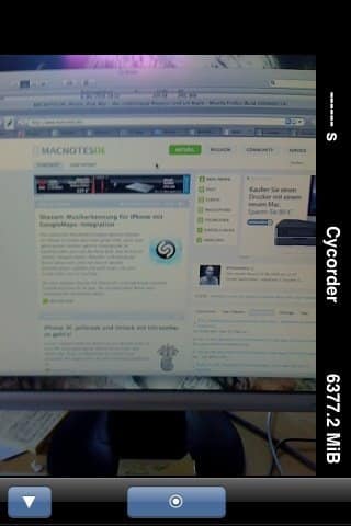 Cycorder - Screenshot