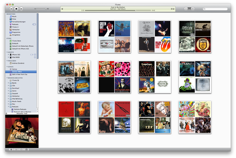 iTunes 9 - Genius Mixe