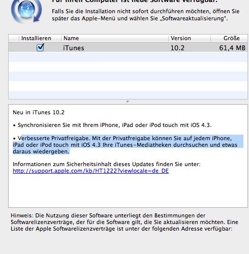 iTunes 10.2 iTunes 10.2