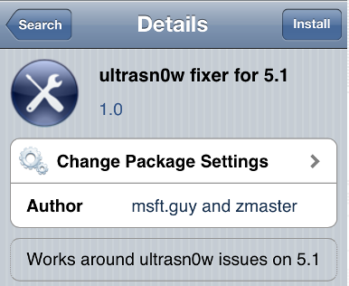ultrasn0w fixer for 5.1 ultrasn0w fixer for 5.1