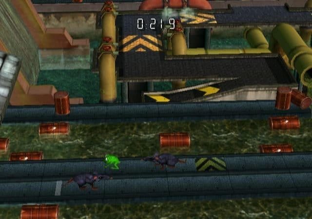 Frogger Returns – WiiWare – Level 3 Abwasserkanal Frogger Returns – WiiWare – Level 3 Abwasserkanal