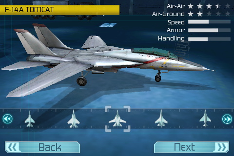 Tom Clancy's H.A.W.X. – iPhone-Screenshot Tom Clancy's H.A.W.X. – iPhone-Screenshot