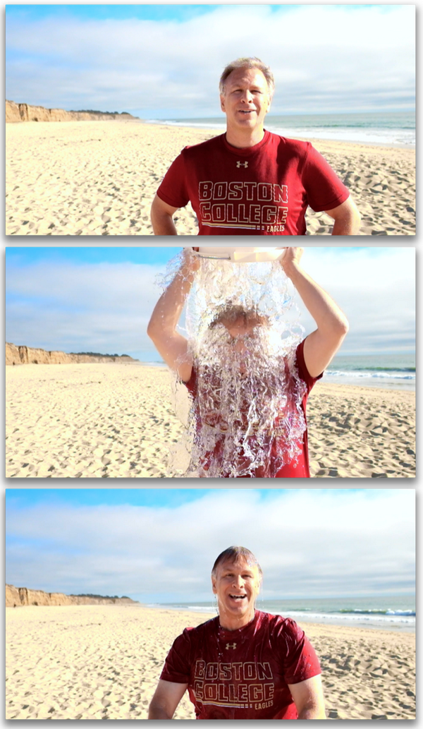 Phil Schiller - Fotostrecke beim Eiswasser-Eimer-Wettbewerb