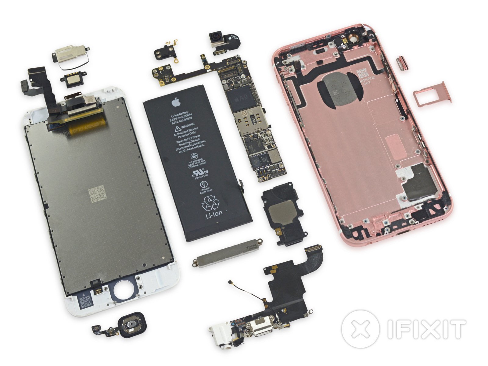 iPhone 6s auseinandergebaut