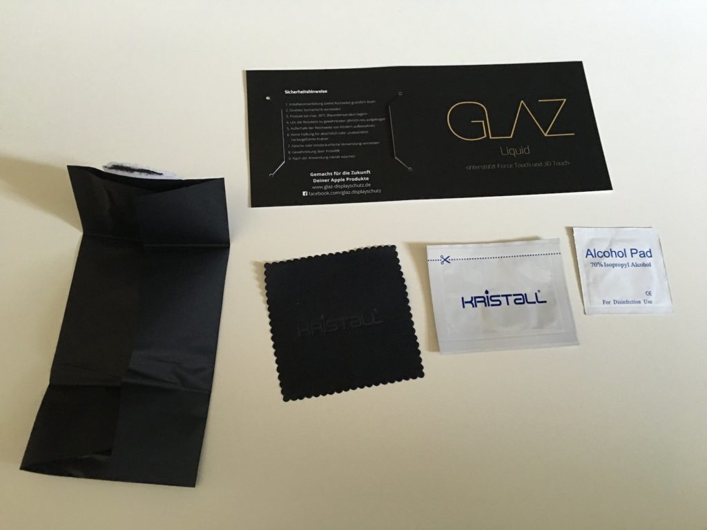 Liquid GLAZ - Inhalt der Verpackung