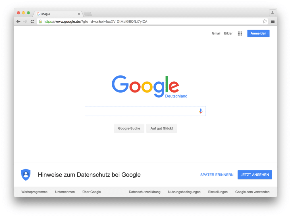 Vorher-Nachher-Show: Google Chrome