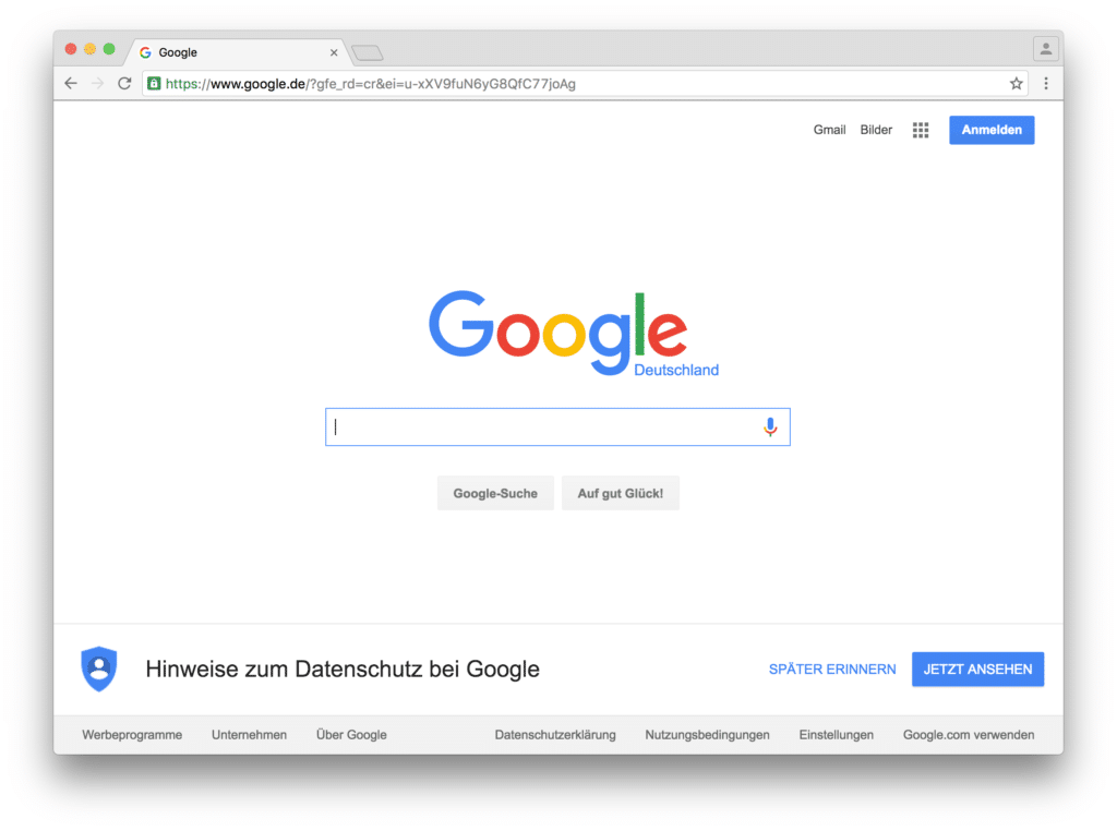 Vorher-Nachher-Show: Google Chrome