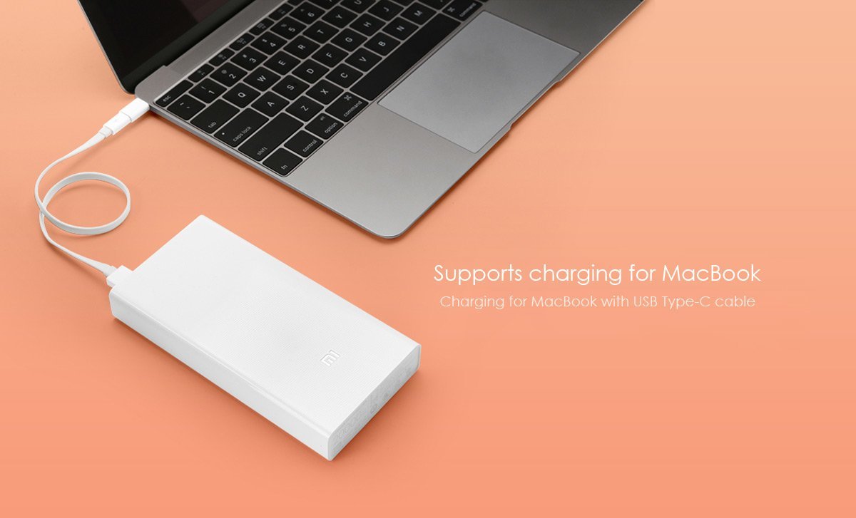 Powerbank lädt Mac