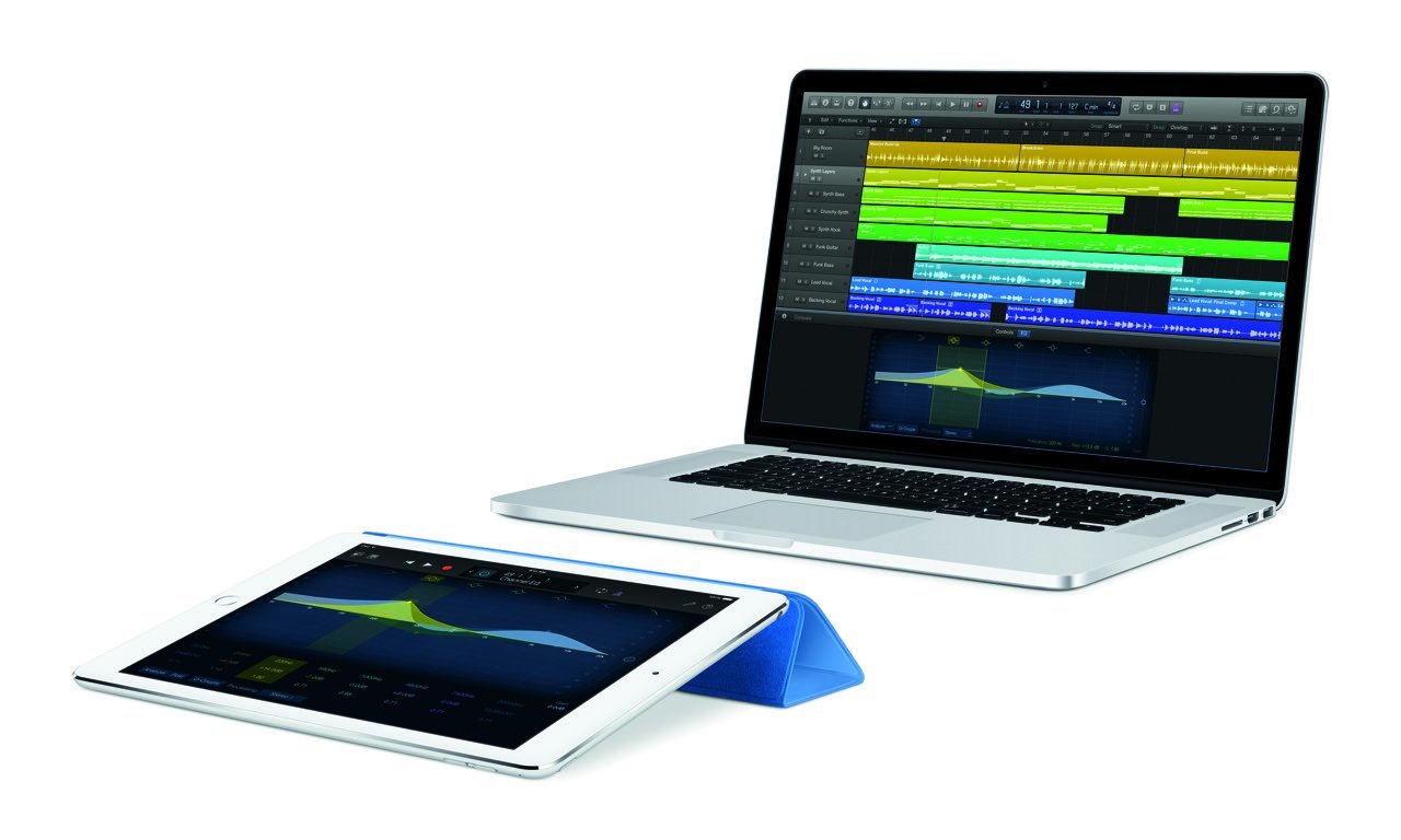 Logic Pro X (iPad mit Smart Cover, MacBook) - Apple