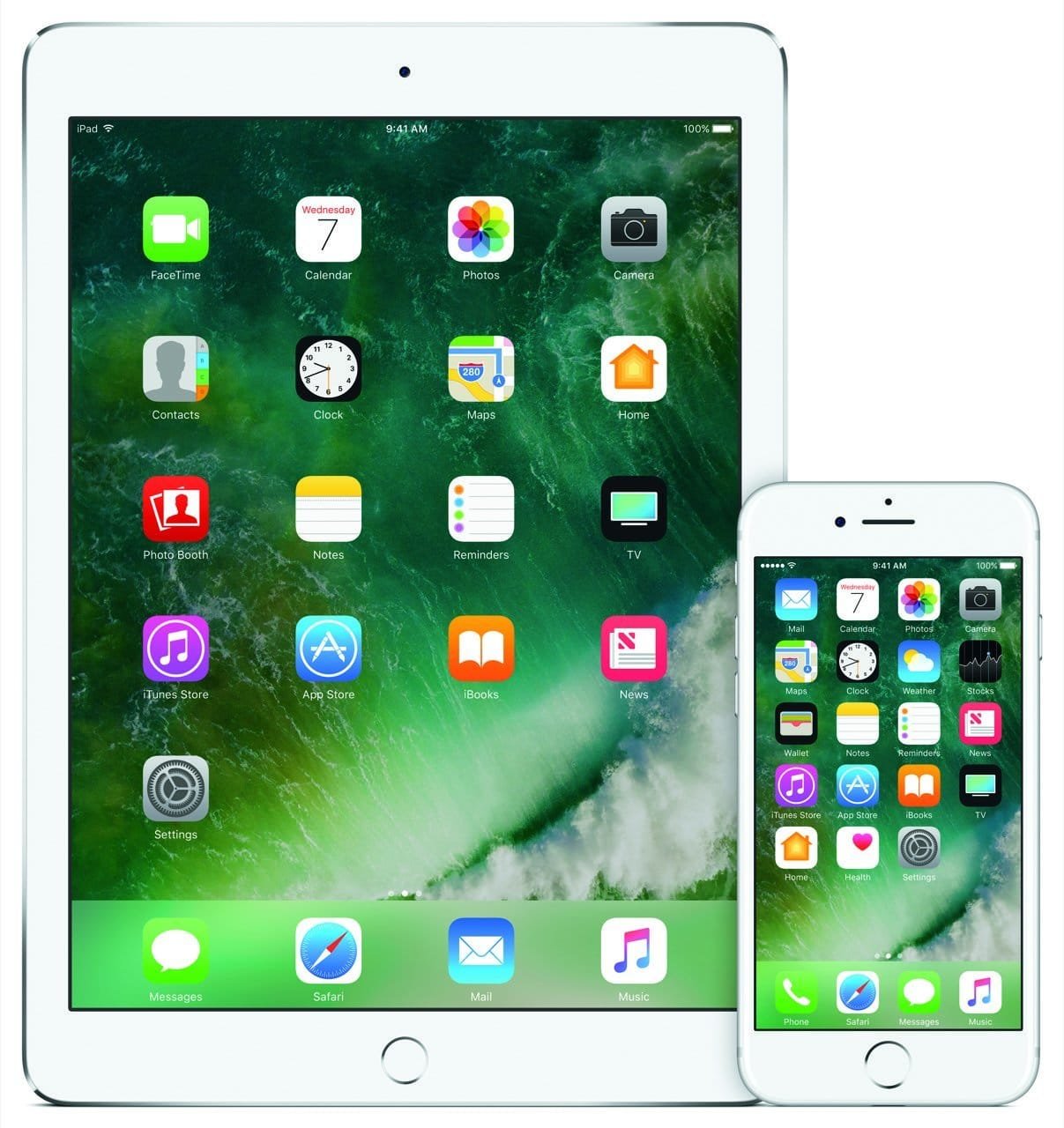 iOS Homescreen (iPad, iPhone) - Apple