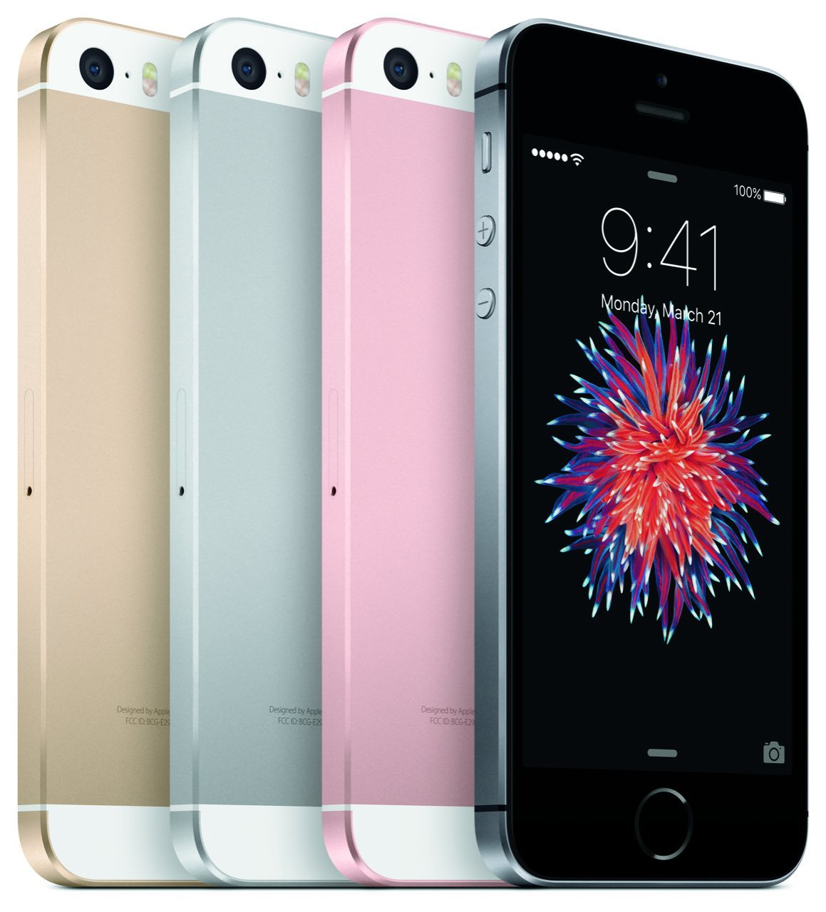 iPhone SE Farben (Gold, Silber, Rosegold, Space-Grau)
