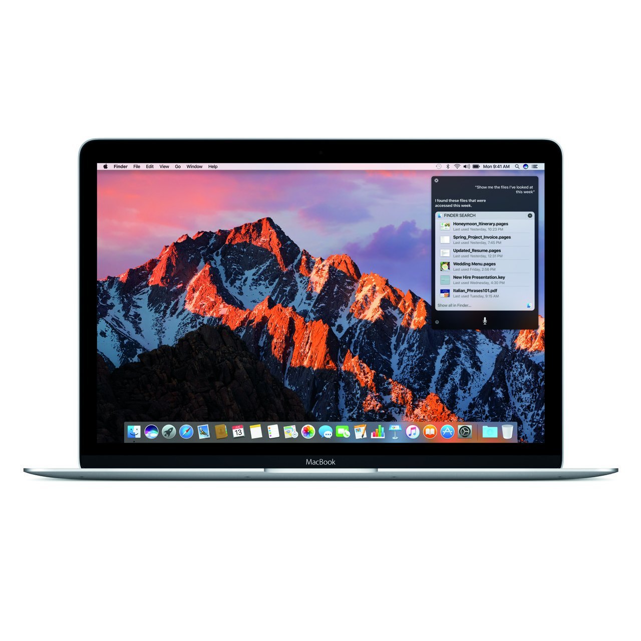 macOS Sierra Siri (MacBook) (2) - Apple