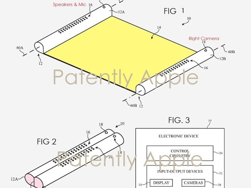 Rollbares Display - Patentantrag von Apple
