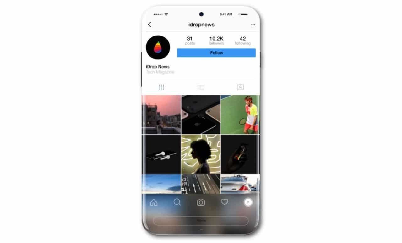 iPhone 8 Konzept - Diamantweiß (Photo iDropNews) / cultofmac.com