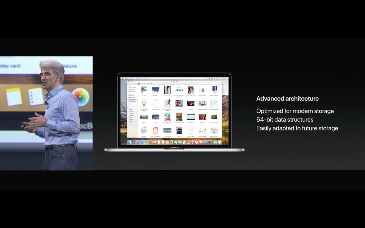 WWDC 2017 - macOS High Sierra mit APFS - Screenshot - WakeUp Media