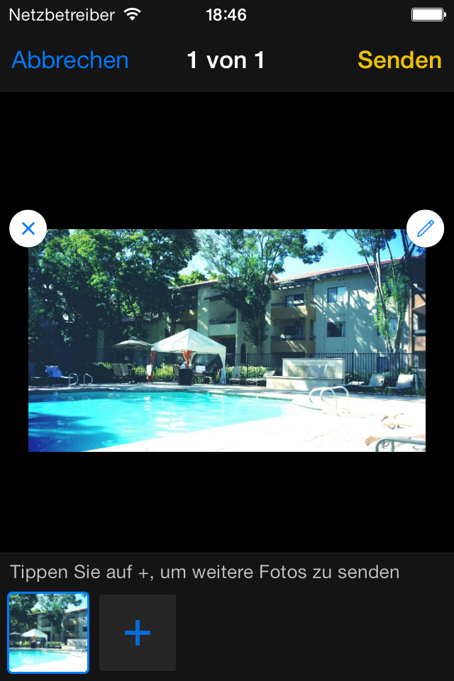 Bilder versenden in der Whatsapp-Beta für iOS 7 Bilder versenden in der Whatsapp-Beta für iOS 7