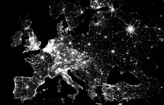 Foursquare-Check-ins Europa, Abbildung von Foursquare
