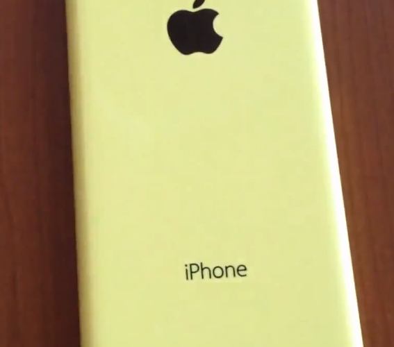 Gelbe Rückseite des iPhone 5C Gelbe Rückseite des iPhone 5C