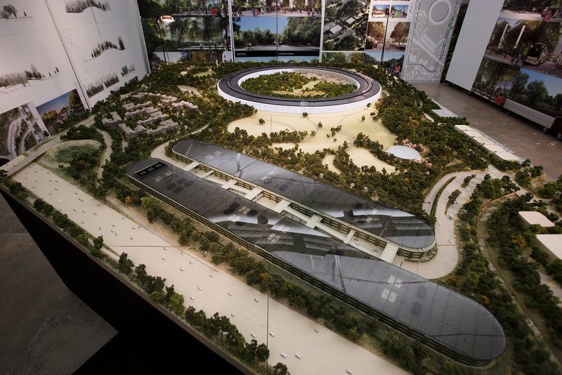 Modell Apple Campus 2 Überblick, Foto: Dai Sugano, Bay Area News Group Modell Apple Campus 2 Überblick, Foto: Dai Sugano, Bay Area News Group