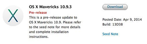 OS X 10.9.3 Beta