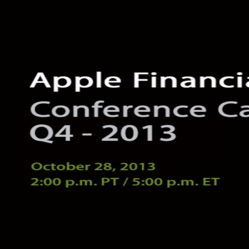 Q4 2013 – Apple Bekanntgabe Quartalszahlen Q4 2013 – Apple Bekanntgabe Quartalszahlen