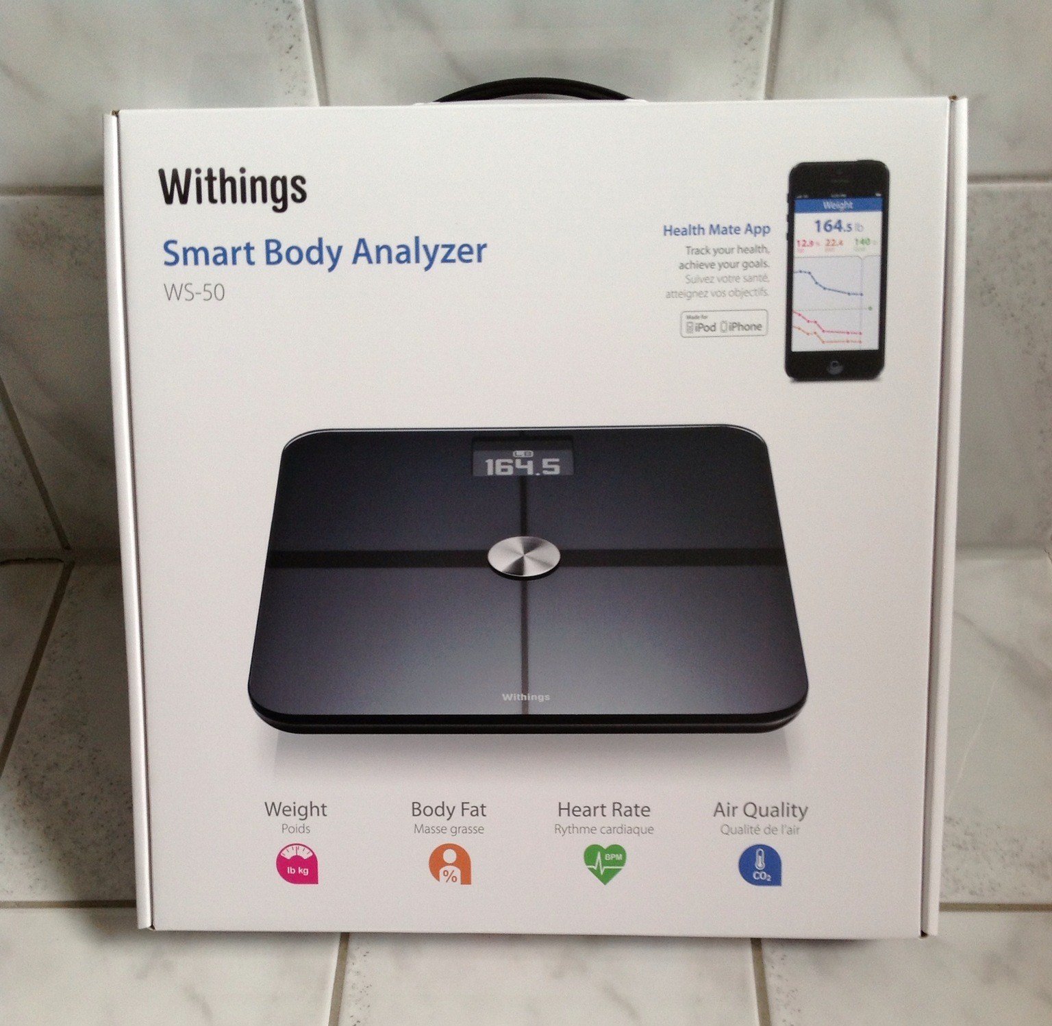Smart Body Analyzer im weißen Karton Smart Body Analyzer im weißen Karton