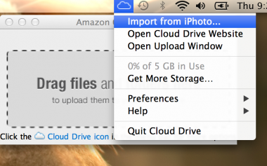 Amazon Cloud Drive iPhoto-Import Amazon Cloud Drive iPhoto-Import