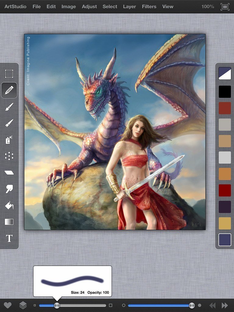 ArtStudio für iPad mit komplett neuer Bedienoberfläche