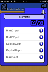 CourseMate Dokument-Übersicht Informatik CourseMate Dokument-Übersicht Informatik