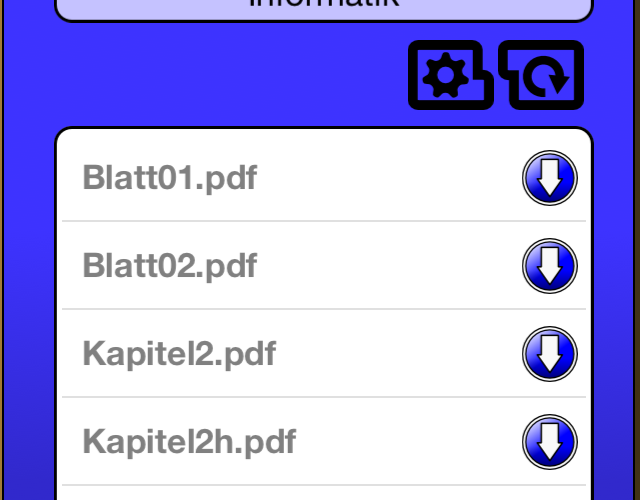 CourseMate Dokument-Übersicht Informatik CourseMate Dokument-Übersicht Informatik