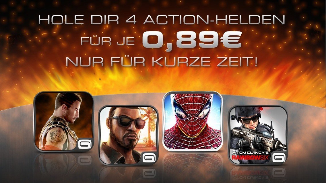 Gameloft reduziert Games für iPhone und Android zu Thanksgiving