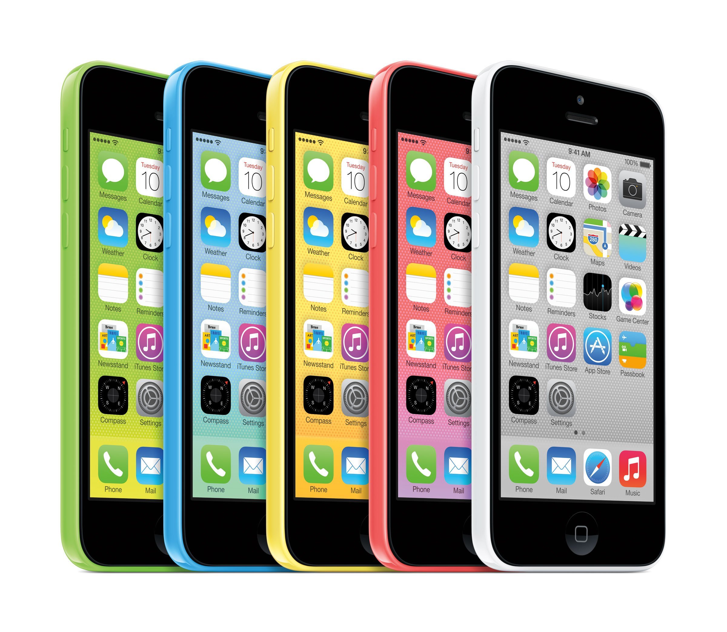 iPhone 5c All colours