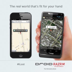 iLost Werbeanzeige von Motorola