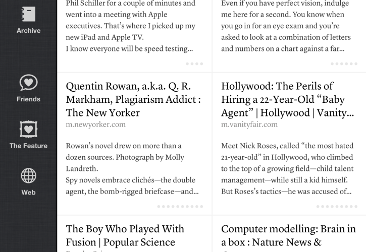 Instapaper für iPad Instapaper für iPad