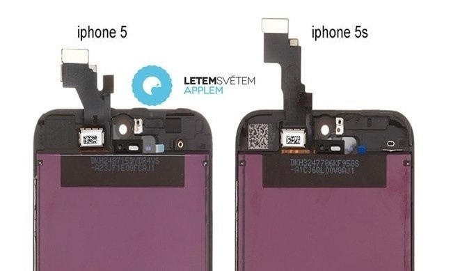 Display-Panels im Vergleich: iPhone 5 und 5S, Bild: FanaticFone.com Display-Panels im Vergleich: iPhone 5 und 5S, Bild: FanaticFone.com