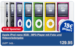 iPod Nano bei PLUS iPod Nano bei PLUS