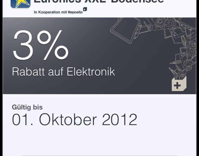 Passbook-Gutschein Euronics Passbook-Gutschein Euronics