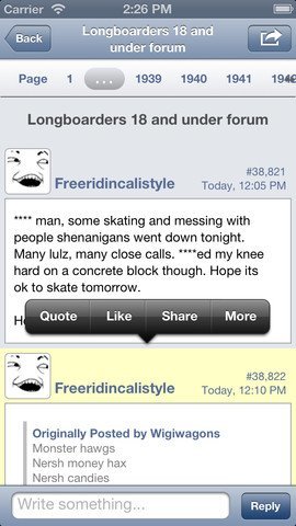 Tapatalk Forum App – Screenshot Tapatalk Forum App – Screenshot