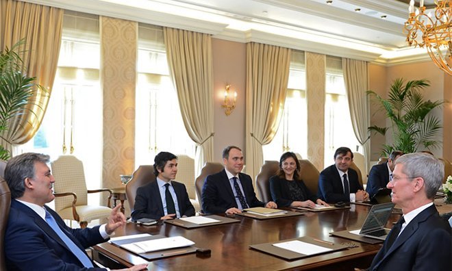 Abdullah Gül und Tim Cook Abdullah Gül und Tim Cook