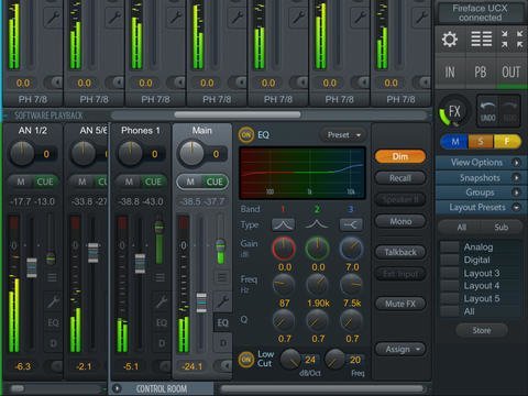 TotalMix FX for iPad TotalMix FX for iPad