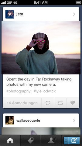 Tumblr iOS-App Tumblr iOS-App