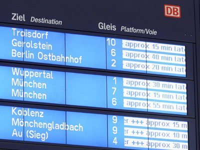 Verspätung Verspätung