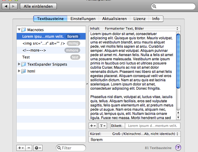 TextExpander TextExpander