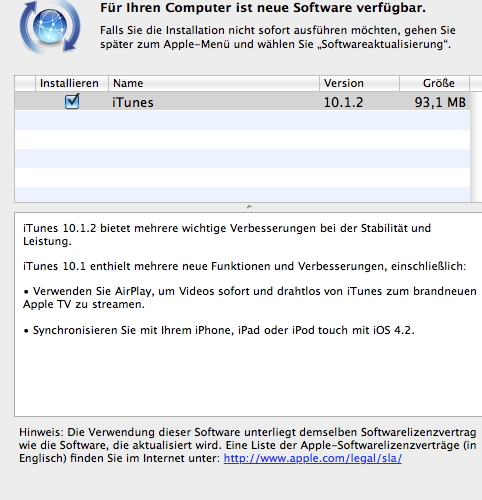 iTunes 10.1.2 iTunes 10.1.2